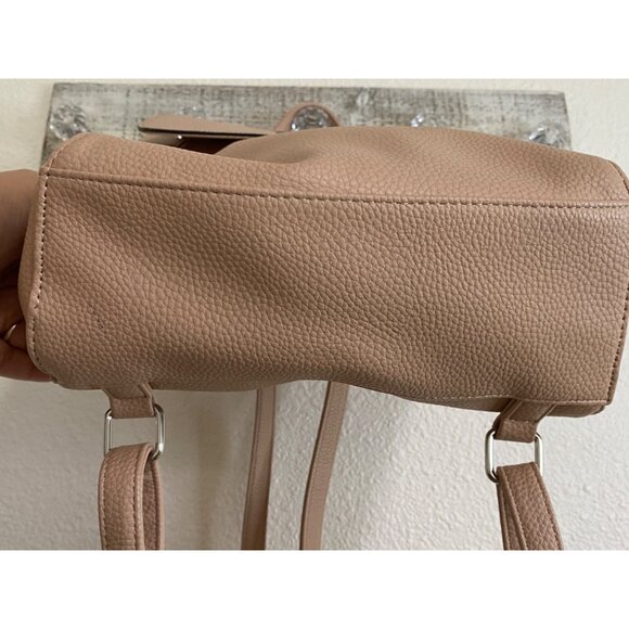 Nanette Lepore Pebbled Vegan Leather Backpack Light Pink - Picture 10 of 16